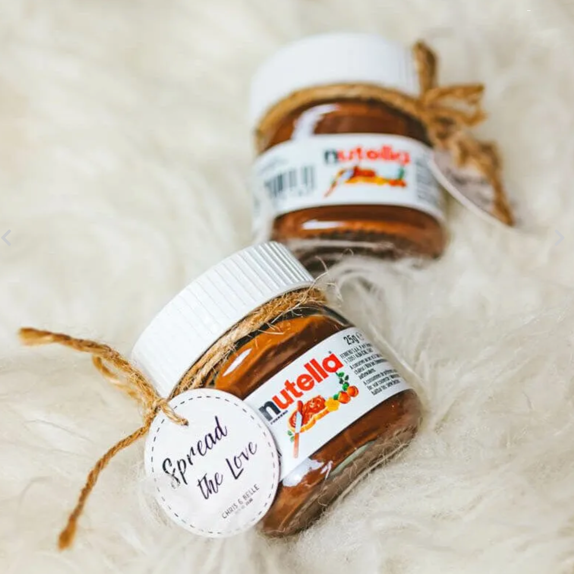 Wedding Doorgift - Jar of Nutella