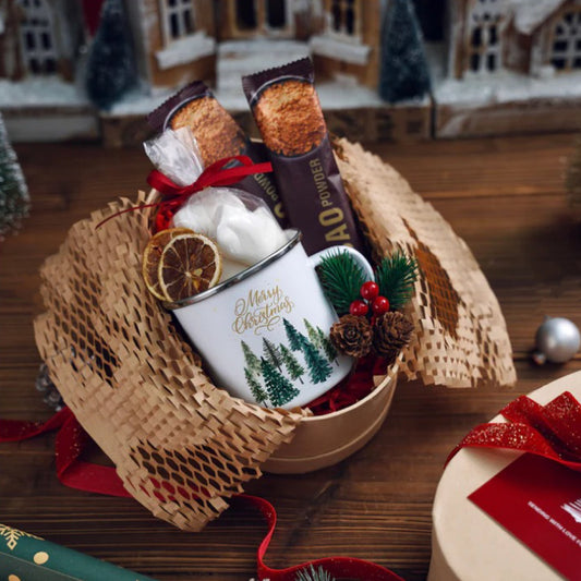 2024: Christmas Enamel Mug Set (Mug+Cacao Powder+Marshmellow)