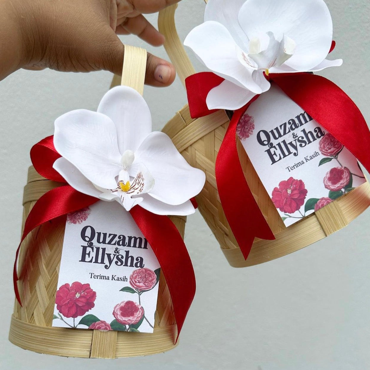 Wedding Doorgift - Bamboo Tiffin "BAKUL ANYAMAN"